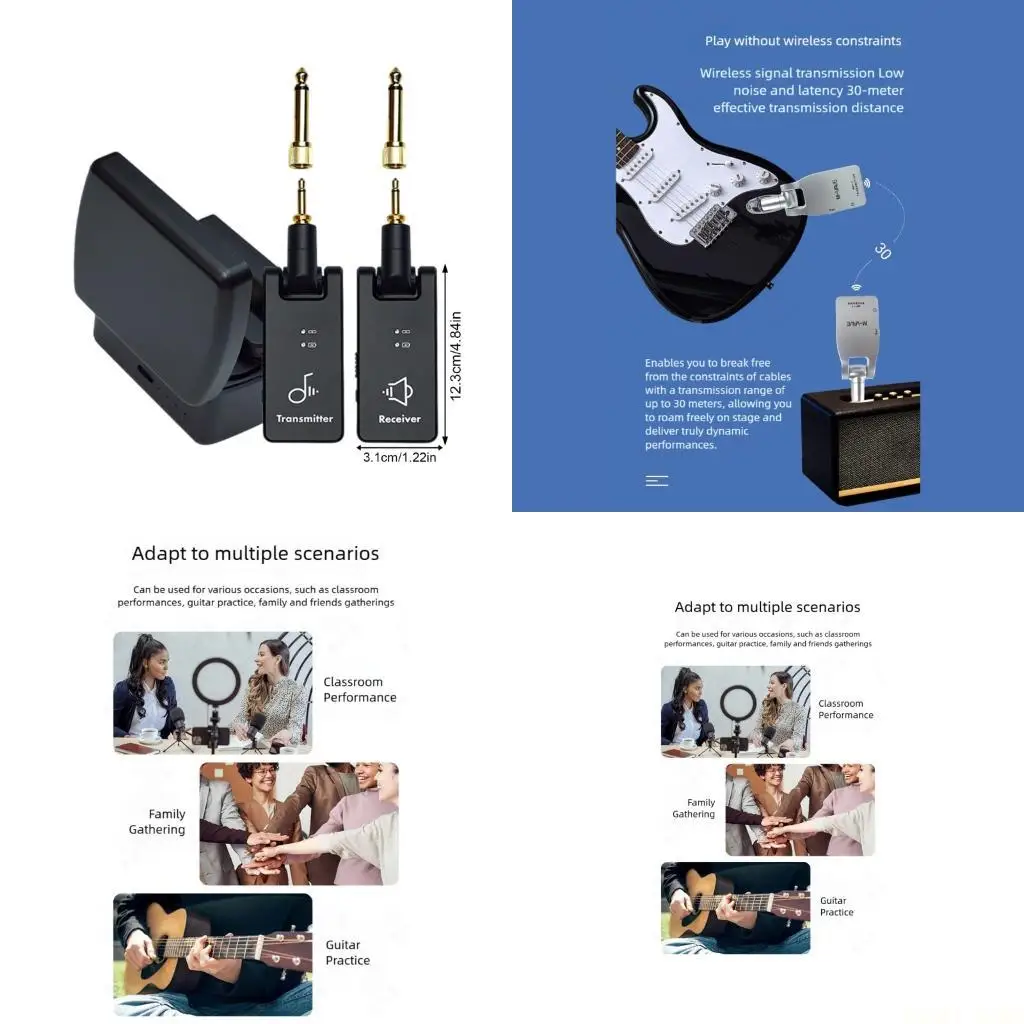 

U2JB Улучшенный стандартный радиопередатчик для электрической подсветки 24 бит 48 кГц Высокий звук лояльности