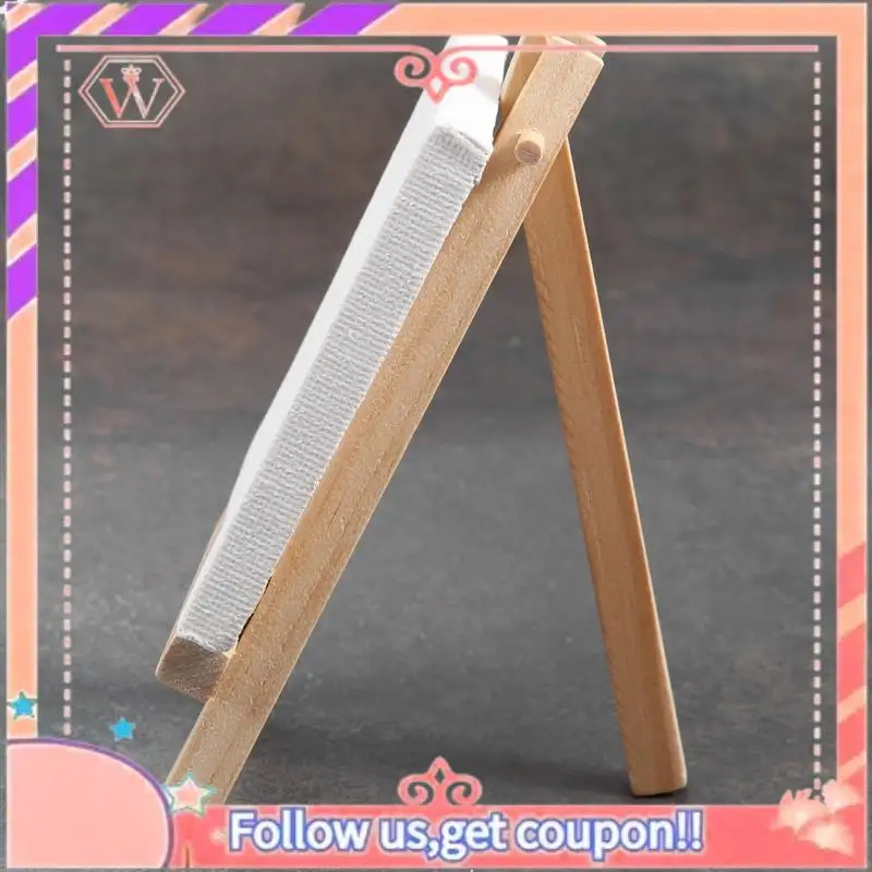 

Upgraded Artists 3 Inch X3 Inch Mini Canvas & 5 Inch Mini Easel Set Painting Craft Drawing - Set Contains: 12 Mini Canvases & 12