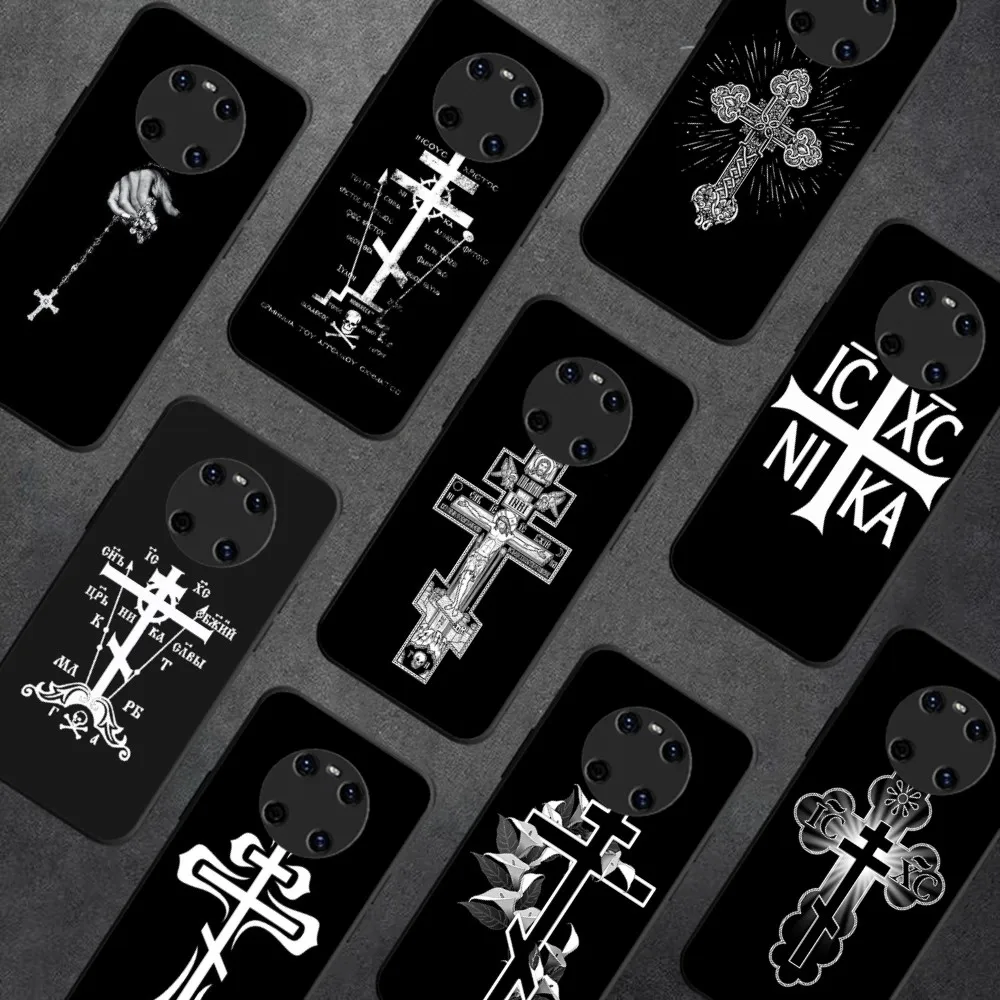 Orthodox Cross Icon Phone Case For Huawei Y9 6 7 5 Prime Enjoy 7s 7 8 Plus 7a 9e 9plus 8E Lite Psmart Shell