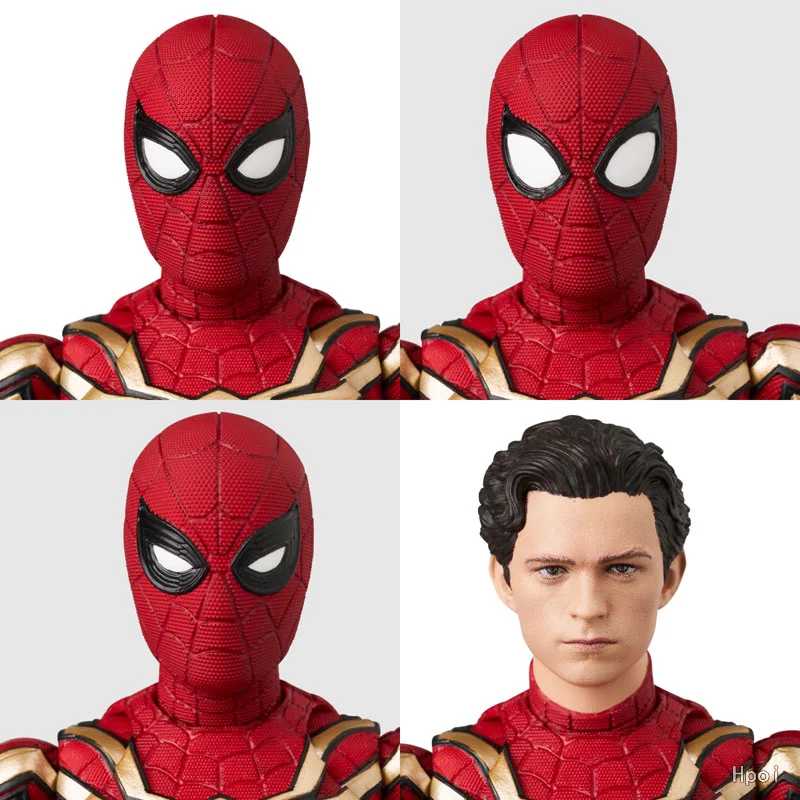 Mafex 245 1/12 Brand New Day Spider-Man Integrated Suit Articulated Action Figure Full Accessories  Collectible Model Toy Gifts