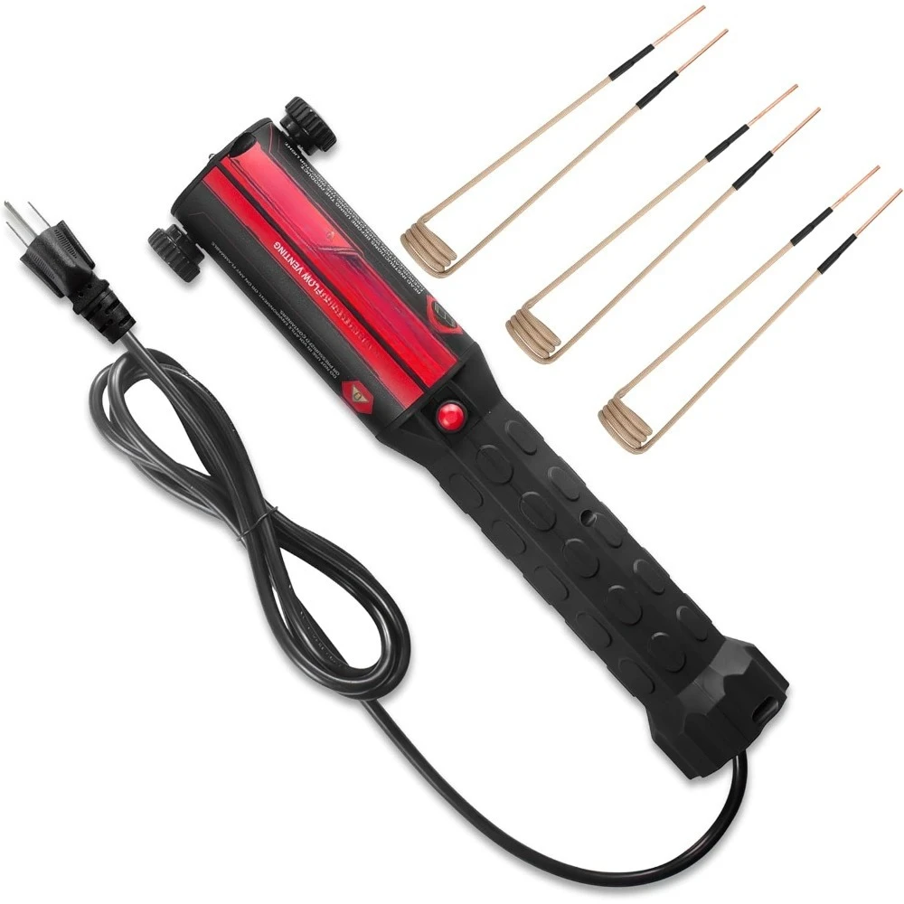 الأفضل - مجموعة سخان الحث المغناطيسي، إزالة مسامير سخان التعريفي 1100 وات 110 فولت، أداة الحث الحراري لإزالة المسمار الصدئ-جديد