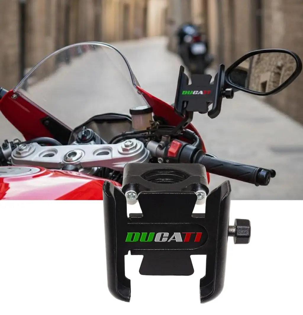 Soporte para teléfono móvil de motocicleta para Ducati Monster 1200 950 937 821 797 796 795 696 695 soporte para manillar de teléfono GPS