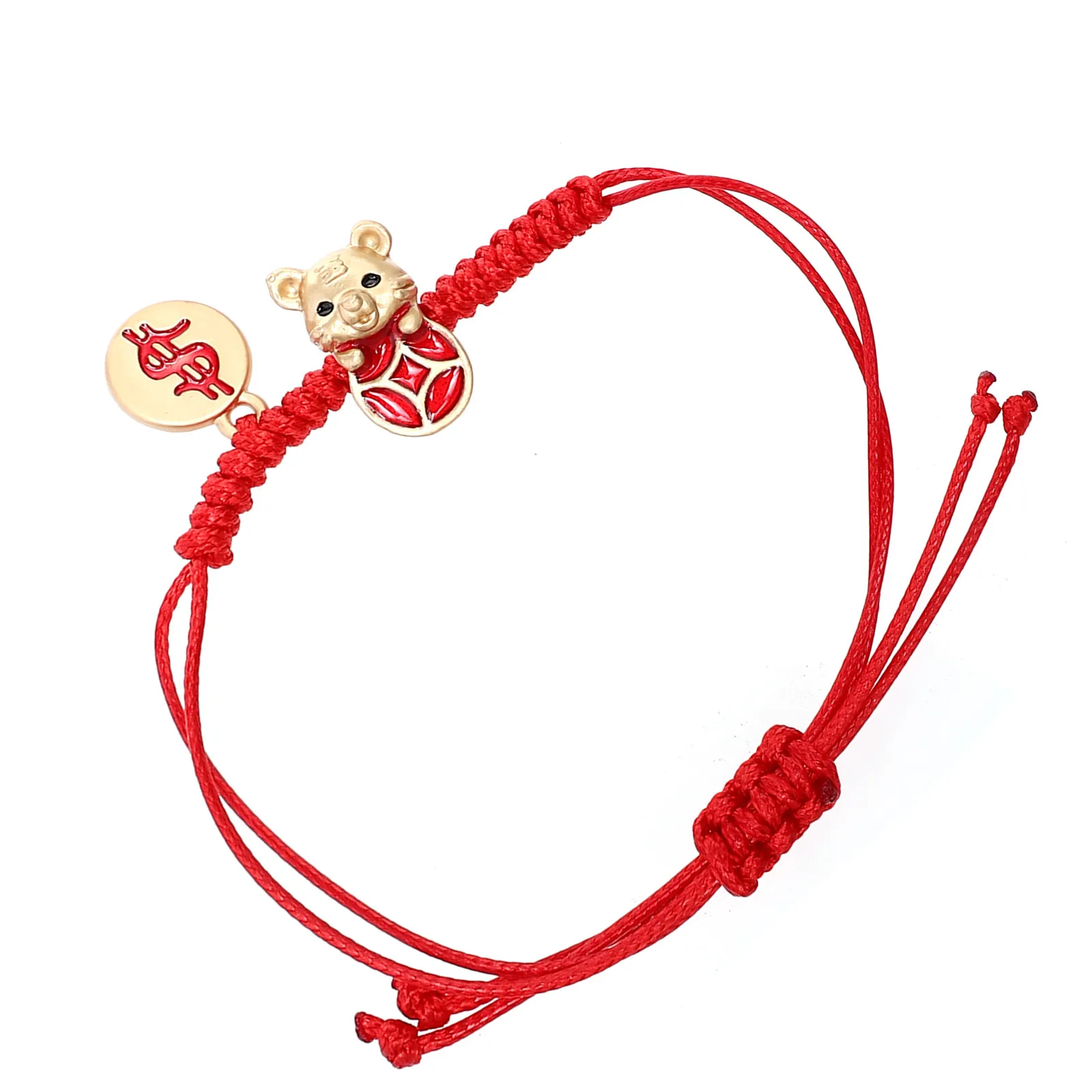 Red Cord Bracelet for Men and Women – Stretchable Lucky Knot Wristband, Protective Amulet Gift