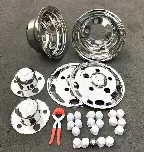 16 inch stainless steel wheel hub cover   for  Coaster  FUSO