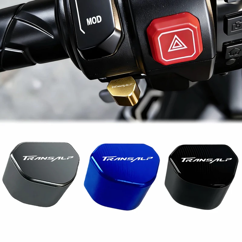 Mototcycle CNC For HONDA TRANSALP XL 600 650 700 V XLV XL600V XL650V XL700V Switch Button Turn Signal Switch Key cap Aluminum