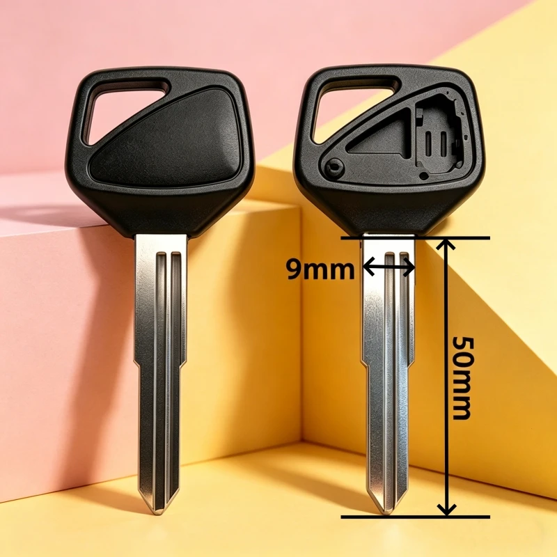 For Honda CBR 600 900 929 954 1000 CBR600RR F5 CB400 VTEC CB1300 Hornet Motorcycle Key with Chip Installation - view 2