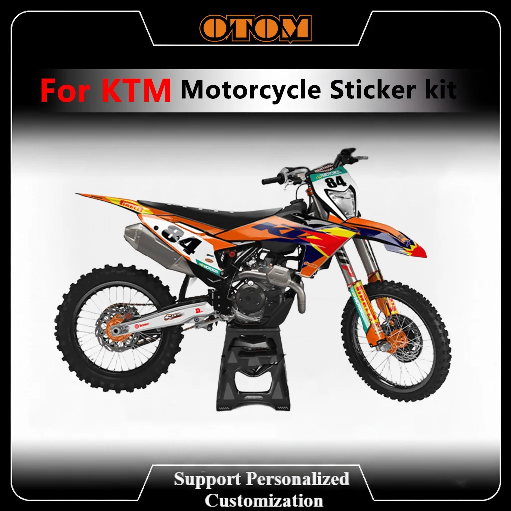 

Наклейки для мотокросса KTM 24-26, индивидуальный дизайн, голографические хромированные наклейки для моделей EXC, EXCF, XCW, SX, SXF.