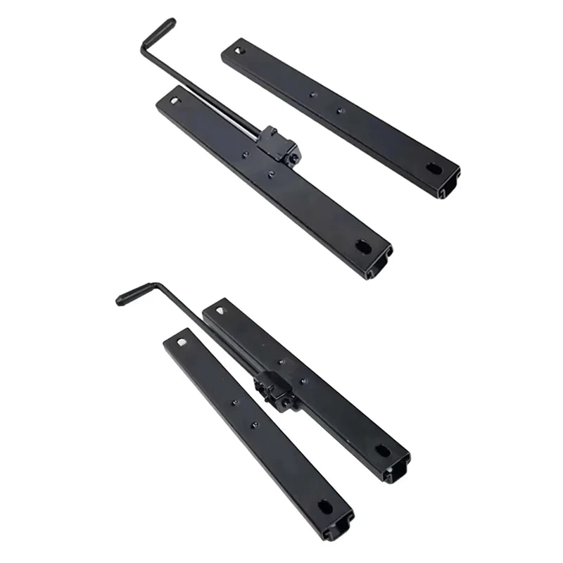 Single Lock Car Seat Slide Rail High Strength Adjustable Seat Slide Rail Assembly Kit For Loader Forklift Tractor