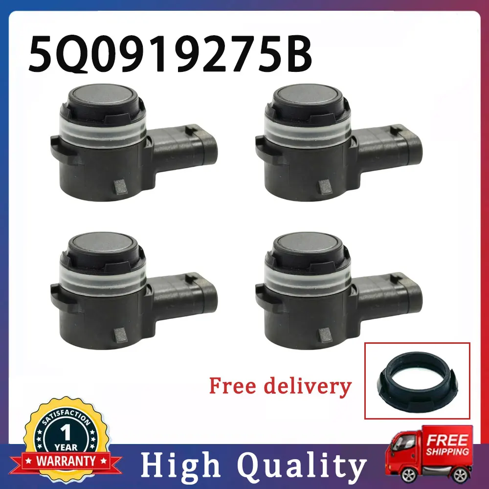 4pcs 5Q0919275B PDC Parking Sensor Car Reversing Assist Radar For Audi A3 A4 For VW Golf For Passat