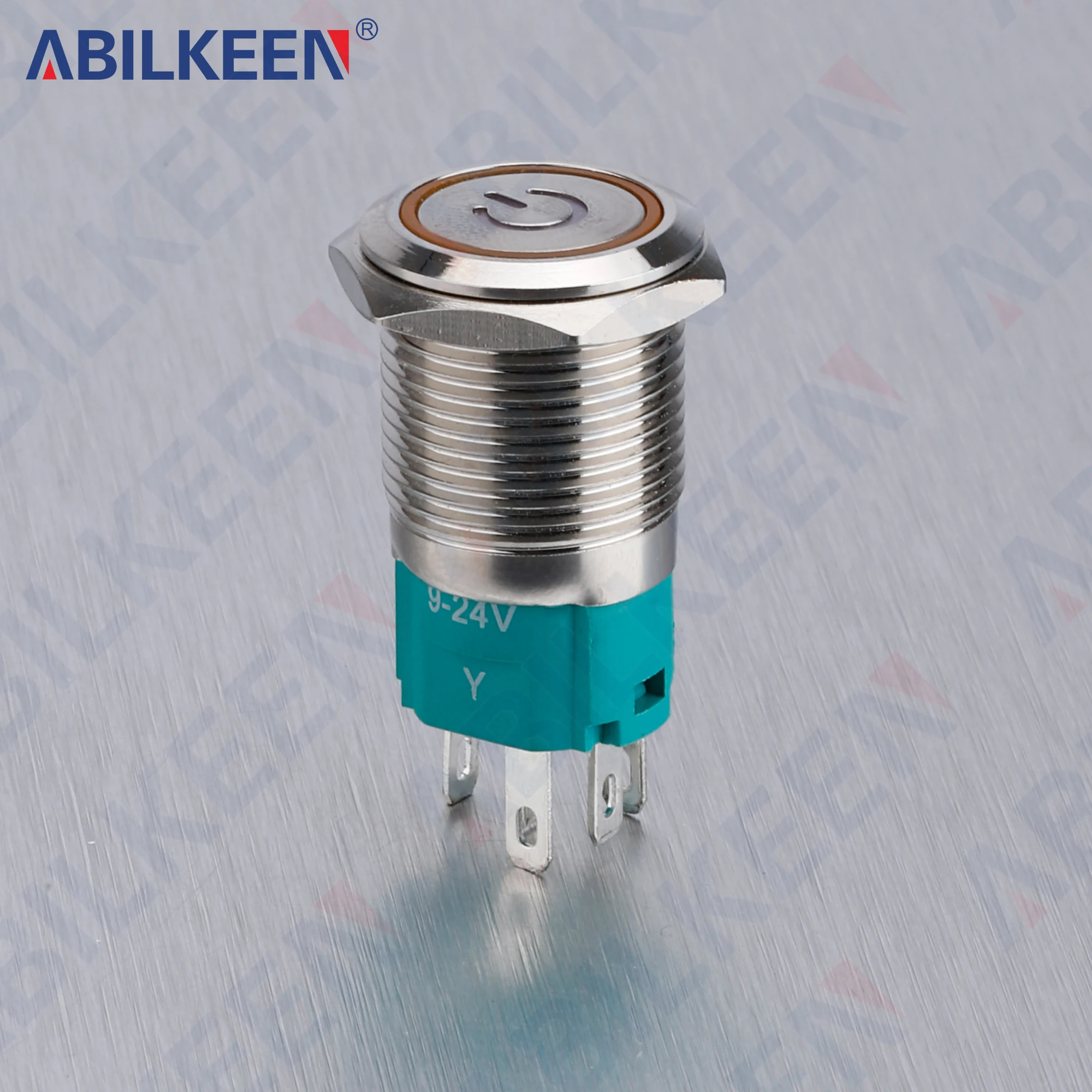 Кнопка-переключатель-abilkeen-16-мм-металлическая-с-led-подсветкой-1НО1НЗ-мгновенного-фиксированного-действия-ip65-водонепроницаемая-3А-250В-переменного-тока
