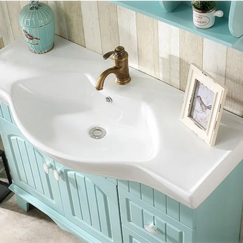 

Керамический шкаф для ванной комнаты, встроенный умывальник, умывальник, умывальник 80 90 1 метр, вентилятор, одинарная плита для бассейна, большой живот