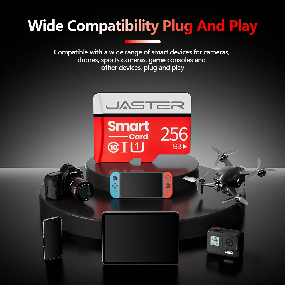 Micro Memory SD Card 256GB 128GB 32GB 64GB SD Card SD/TF Flash Card Class 10 Memory Card for Phone Storage Device Flash Drive