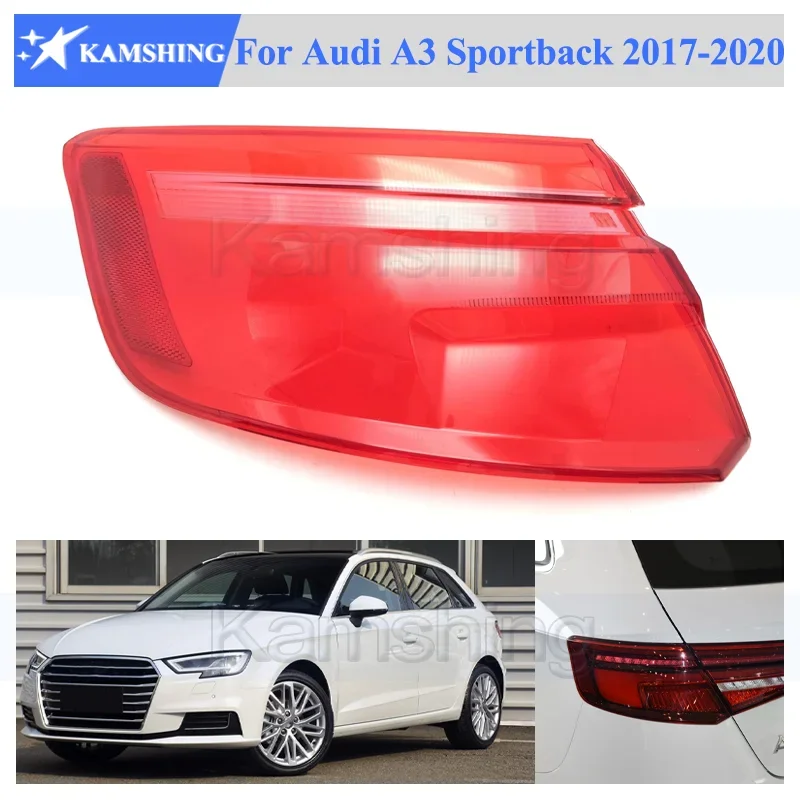 

Задняя крышка для заднего фонаря Kamshing, крышка для Audi A3 Sportback 2017-2020, светильник шка для заднего фонаря