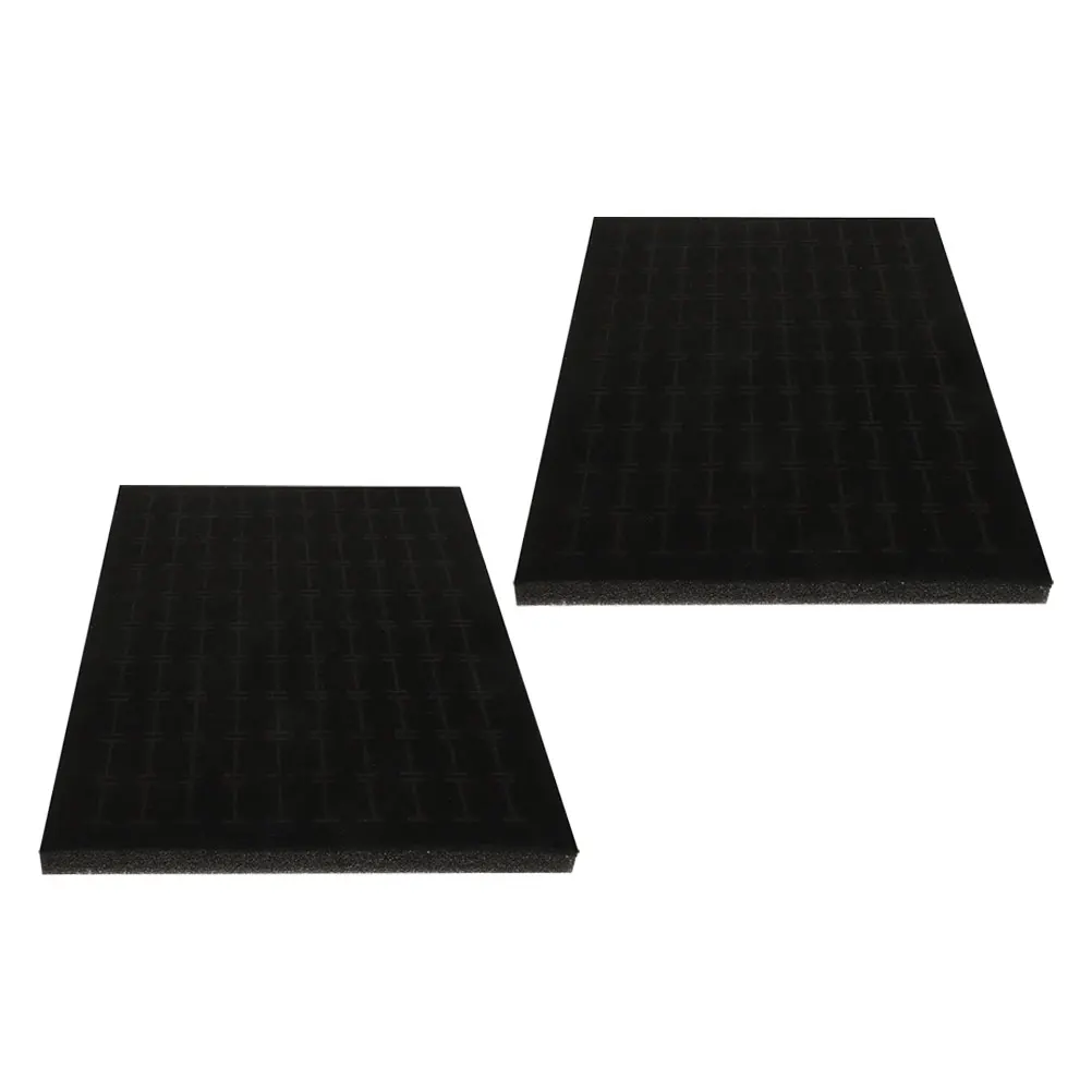 

2Pcs Jewelry Box Pad Insert Sponge Soft Cushion Ring Earring Storage Display Tray Organizer Insert Earring Sponges