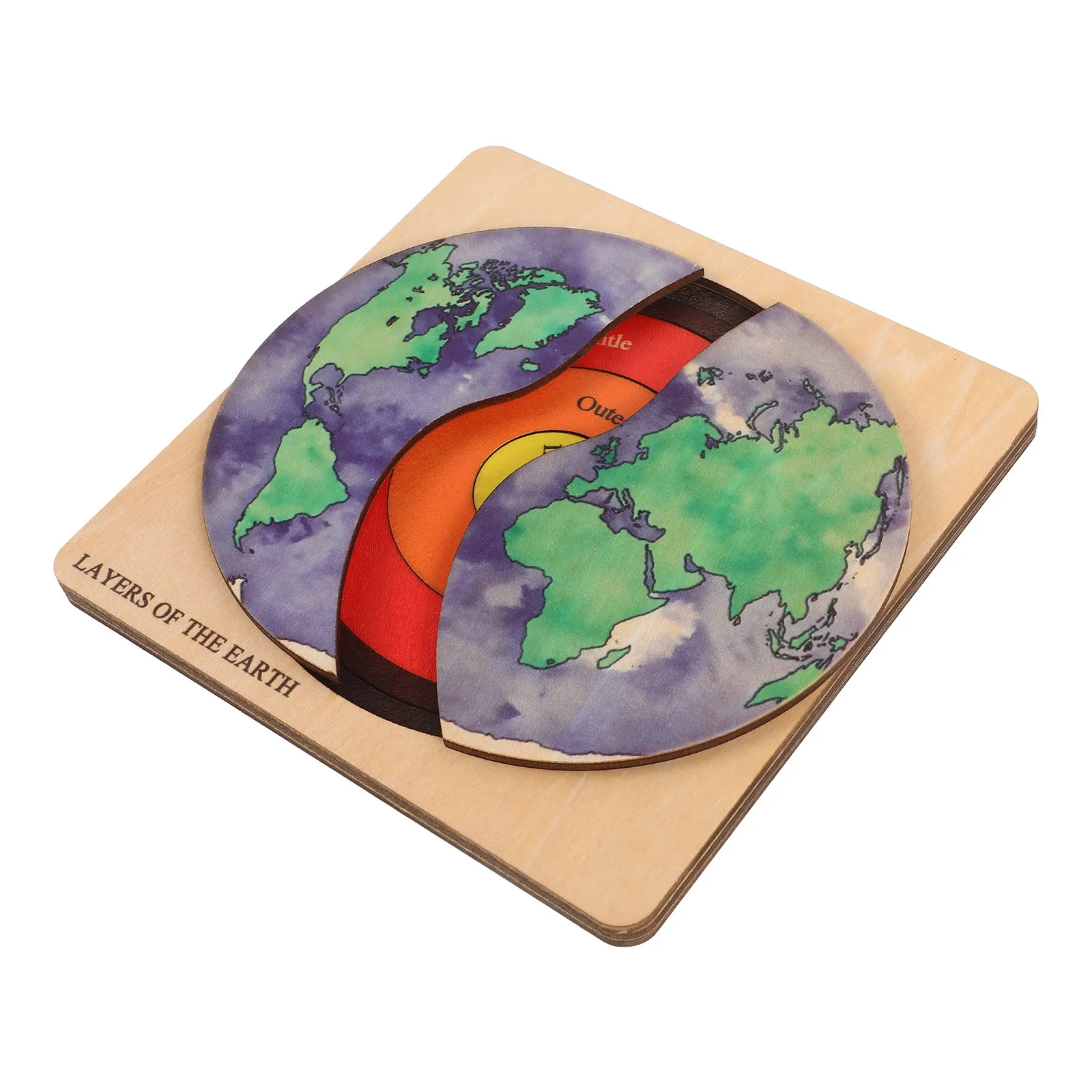 

1 set 1 Set Earth Structure 3D Diy Learning Globe Kit Puzzles For Children Age 6 Floor Puzzle Crafts Kids Puzzles Earth Globe