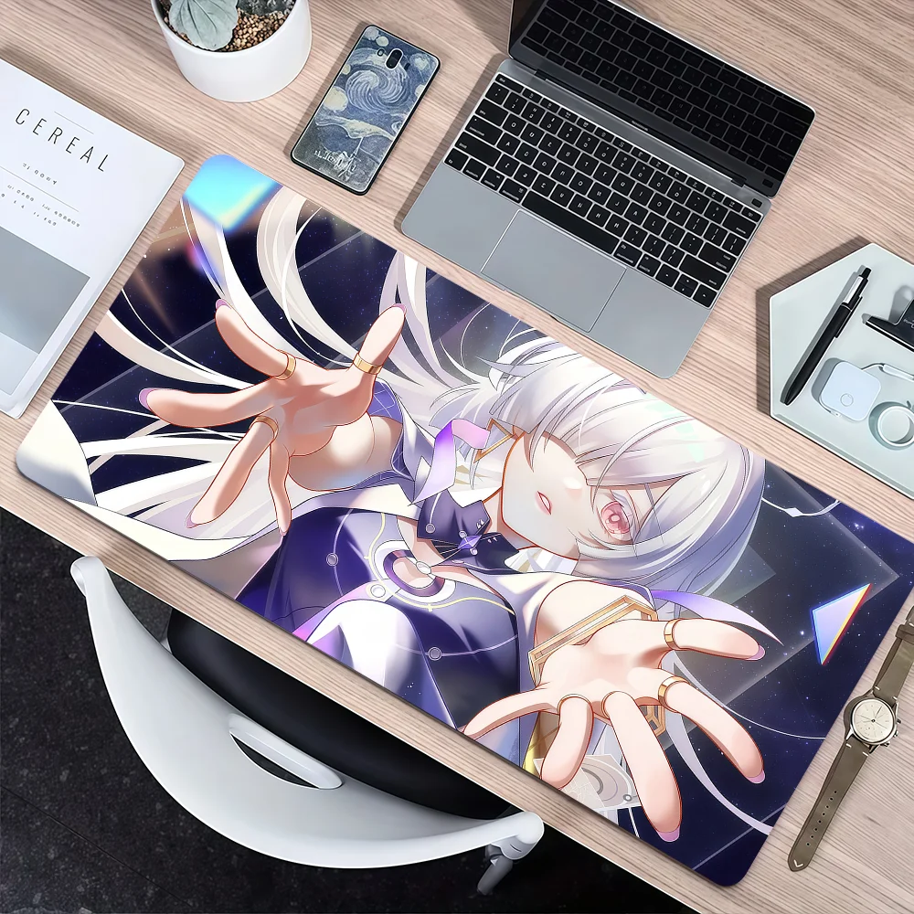 

Коврик для мыши Mornye Wuwa Game Wuthering Waves, нескользящий, с закрытыми краями, утолщенный, большой, для комфортной игры и работы в офисе, для студентов