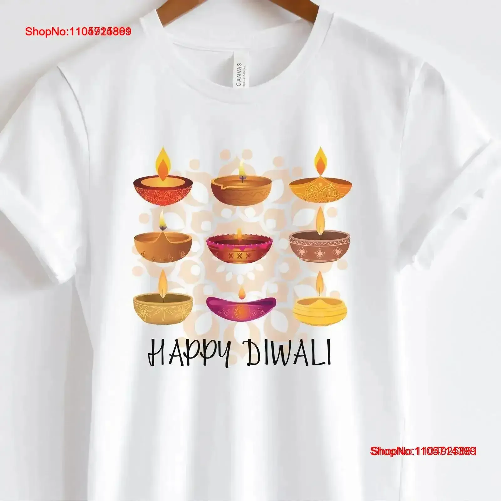 Happy Diwali T Shirt Indian Candle Festival for Holiday of Light Celebration India Spiritual Traditional Holidays vintage Soft