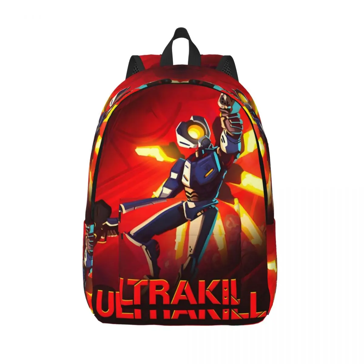 Ultrakill V1 V2 Shooting Game Backpack Sports School Hiking Travel Hell is Full Daypack Men Women Laptop Computer Shoulder Bag