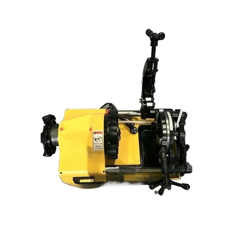 Steel pipe drilling machine, external thread round pipe tapping machine, used for casing wire rod