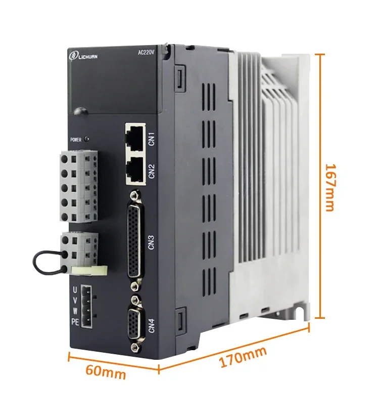 Cnc Servos 2KW 130ST-M07725 7.7Nm 2kw Servo Motor 2500rpm Incremental 2500ppr Encoder Motor Servo