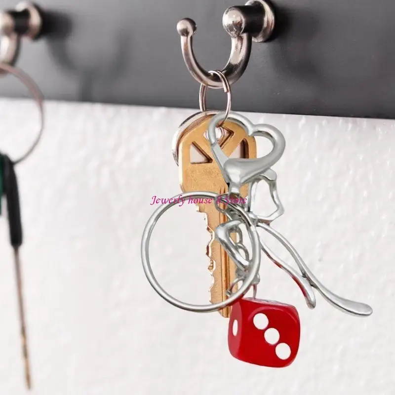 

CINCES BOWKNOT Charm Bage Bag Bag Sende Fashionable Keyring Ornament Многоцелевые украшения для женщин и ключей