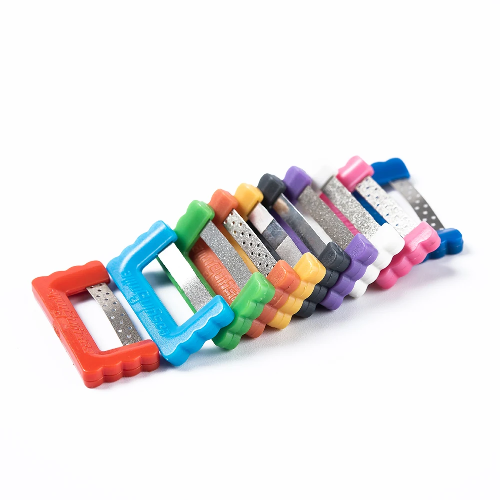 Dental IPR Diamond Strips Polishing Finishing Strips Orthodontic Metal Sand Strips Innovative Interproximal Reduction System view 2