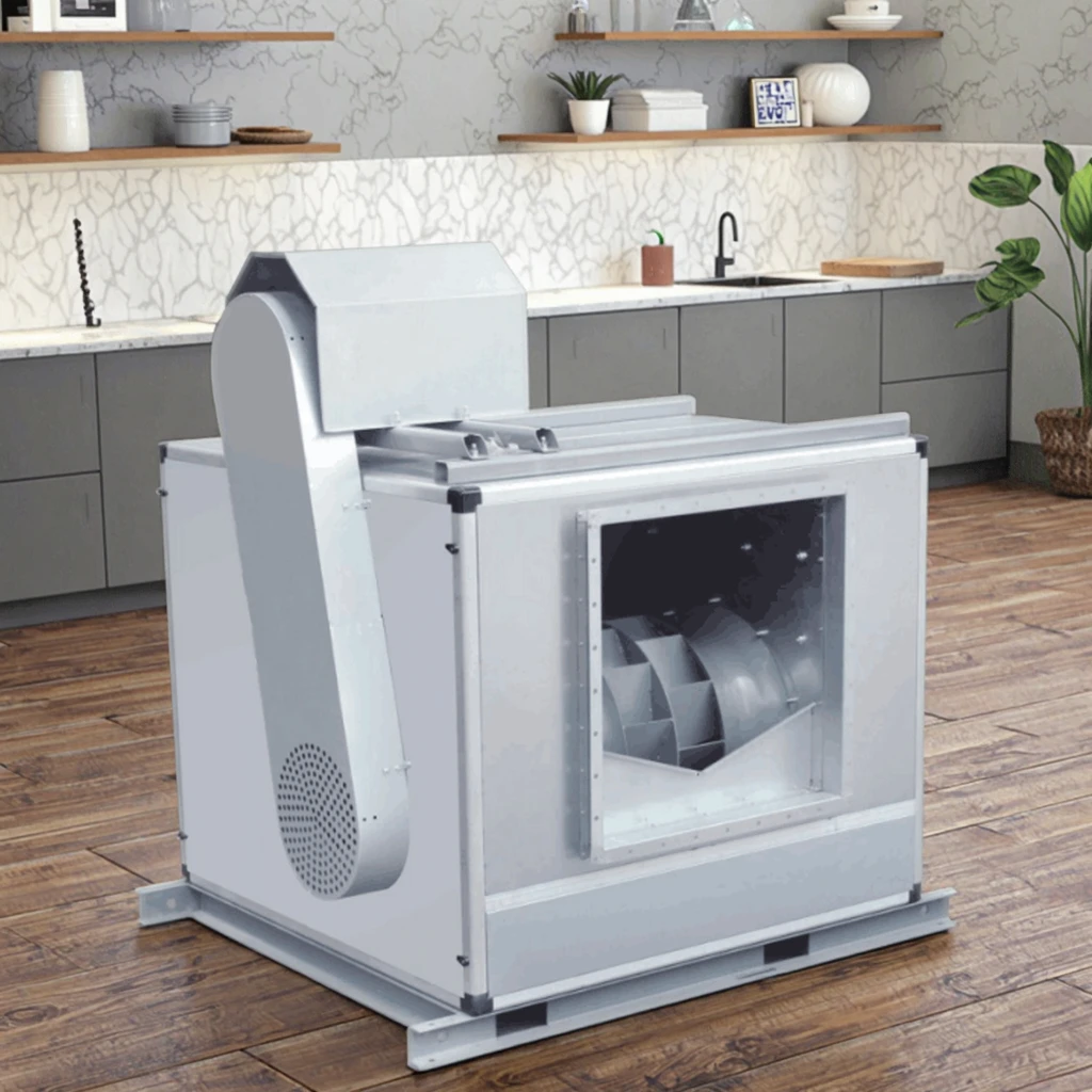 Wholesale Low Noise Kitchen Fire Smoke Exhaust Cabinet Fan Stainless Steel Blades Free Standing Mount OEM & ODM Supported