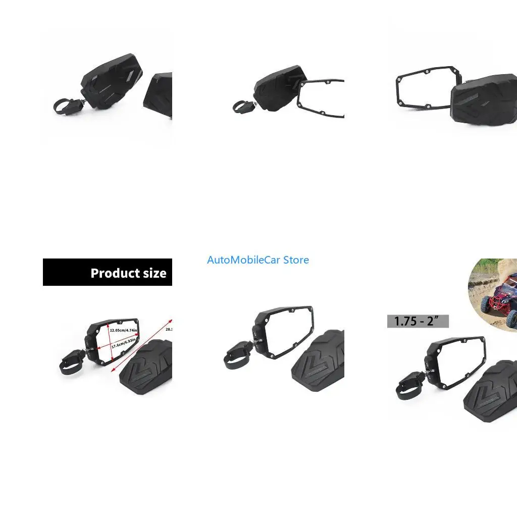 G8TE UTV Side Mirrors for Enhanced Performances Fits 1.75