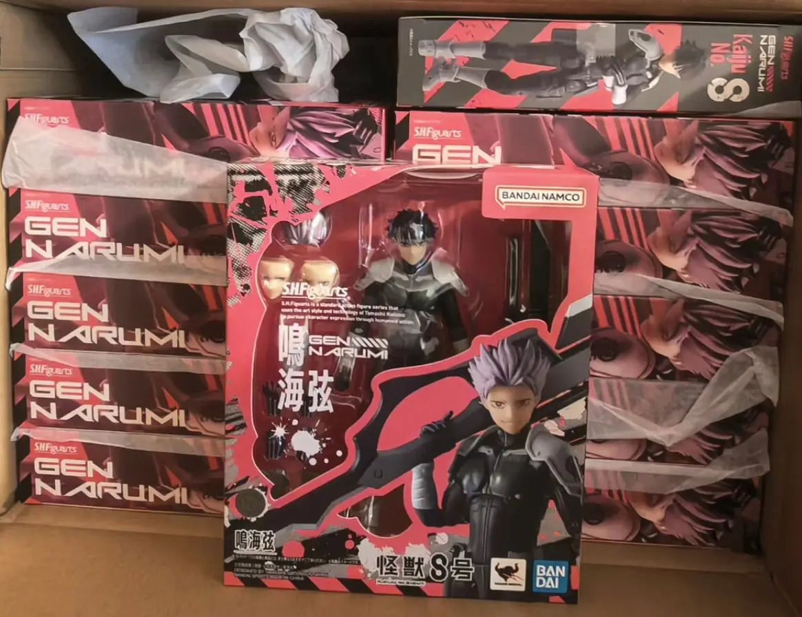 

Bandai Genuine SHF KAIJU NO.8 GEN NARUMI Anime Action Figure Collectible Joints Movable Model Toys Ornaments Gift Children Kid