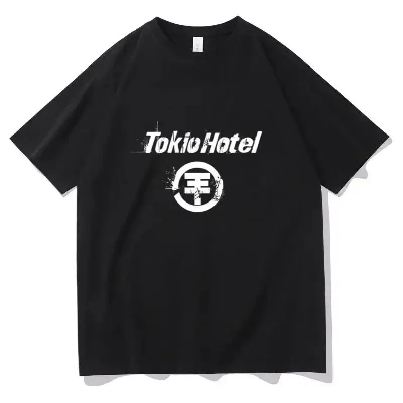 Tokyo Hotel Band T-shirt Summer Casual Woman Cotton Tee Shirt Sweatshirt Hip Hop Rock Streetwear Vintage Unisex Tshirt