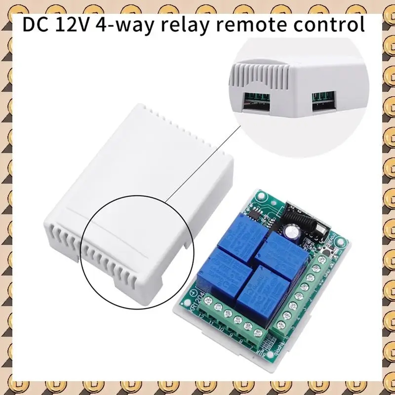 A003 Wireless Remote Control Switch With 4 Channel 433Mhz Garage Remote Control Easy Install Easy To Use