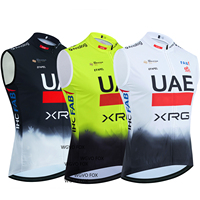 New Gold 2025 UAE Cycling Jersey Summer Windbreaker Men Women Bike Vest Maillot Ropa Ciclismo Team Pro Bicycle Tshirt Clothing
