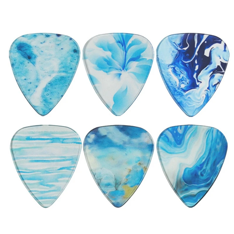 Transparent Picks, Guitar Picks, Folk Guitar, Electric Guitar Picks, Personalized Color Transparent Picks