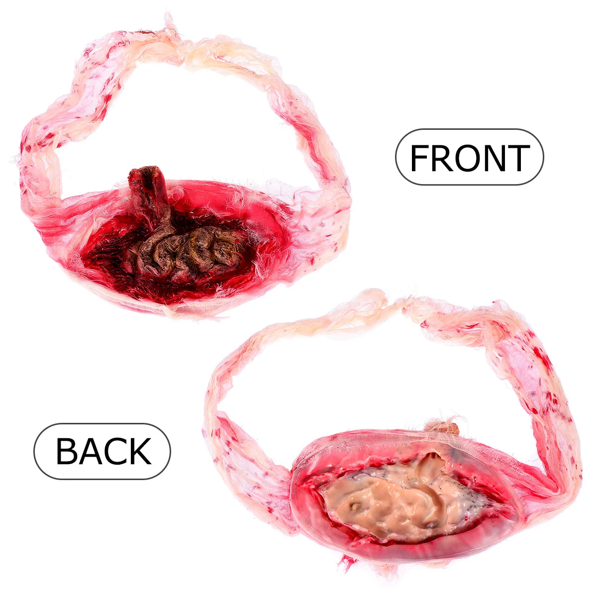 Halloween Scary Decorations Creepy Lifelike Prank Toy Party Holder Photo Props Halloween Adornament for Decor (Large Intestine