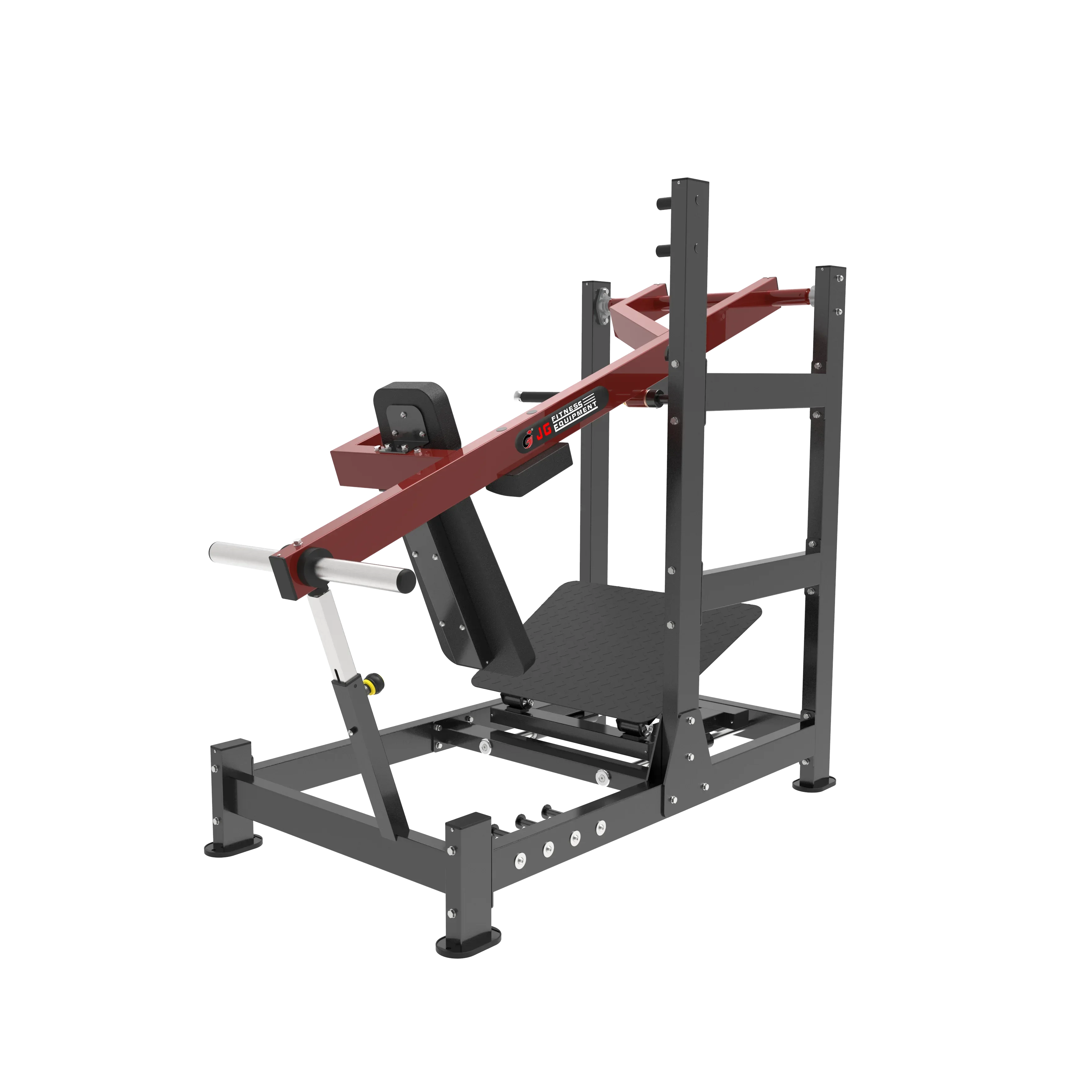 Plate Loaded, with Weighted Piece Loading Design, Strength Training, Gym Grade Construction