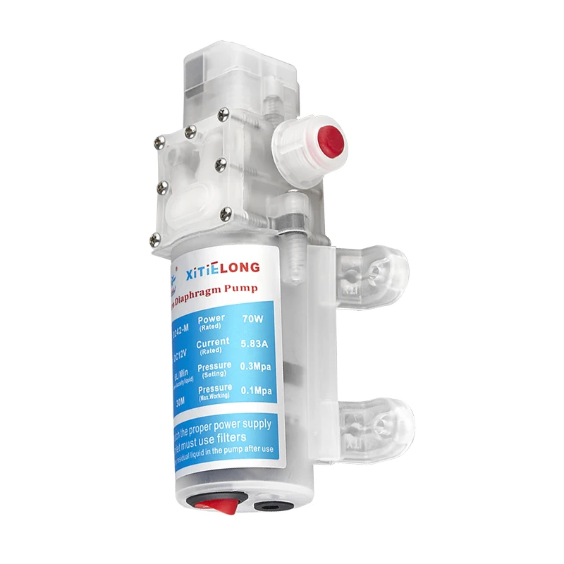 

0242YB-12-70MKC Винный насос, пищевой водяной насос, самовсасывающий бустерный насос, электрический микродиафрагменный насос для консервирования напитков