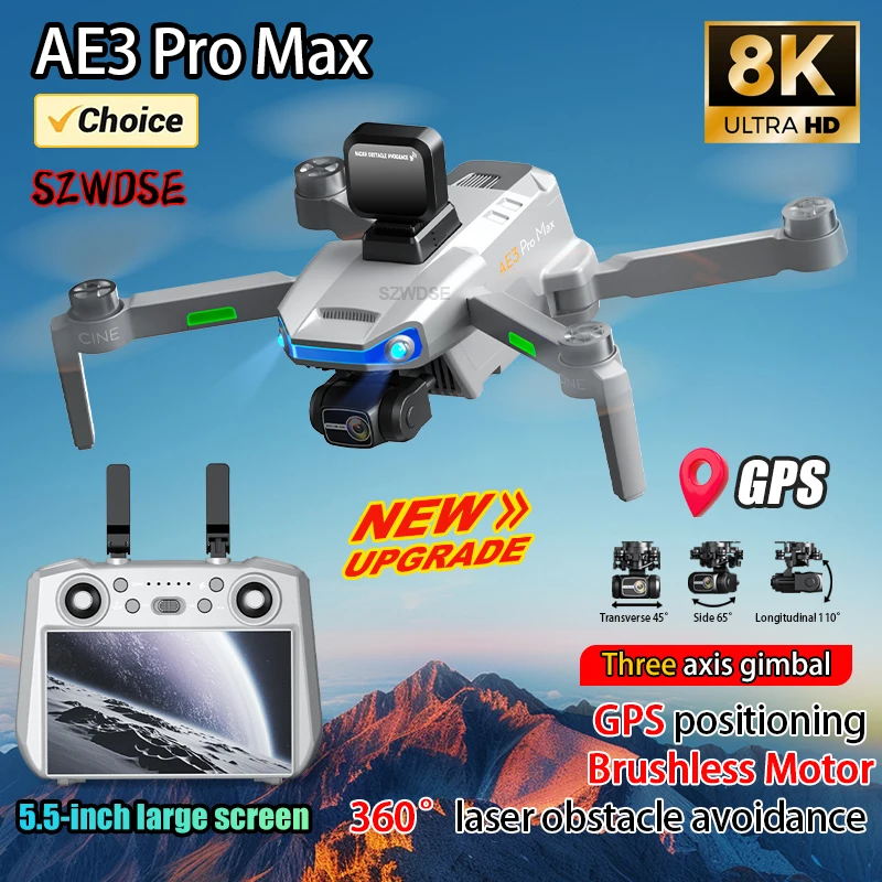 2025AE3ProMAXDroneGPS8KCamera3-AxisGimbal5GimagetransmissionAerialPhotographyBrushlessFoldableMiniDroneToy-AliExpress44