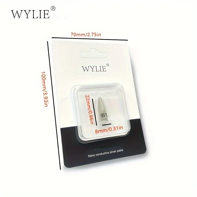 Wylie Nano Geleidende Zilveren Pasta Reparatie Kit Voor Iphone Flexibele Schermlijn Reparatie, Ongeladen Rubber Materiaal Reparatie Tool