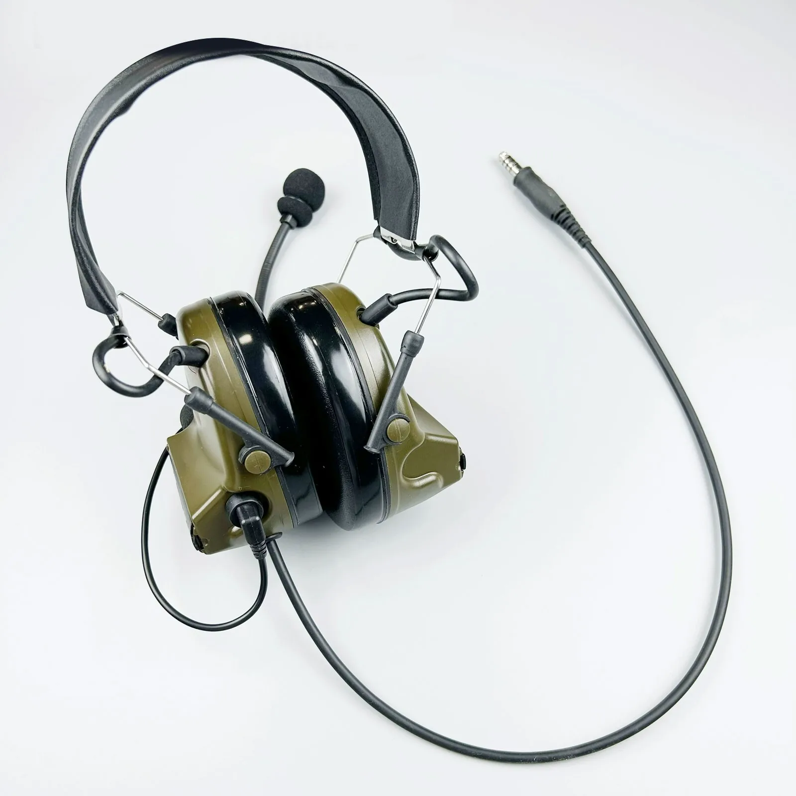 PRN Tactical Noise Cancelling Headset Replacement for COMTAC II Walkie Talkies PRC148 Military Grade Communication Accessory