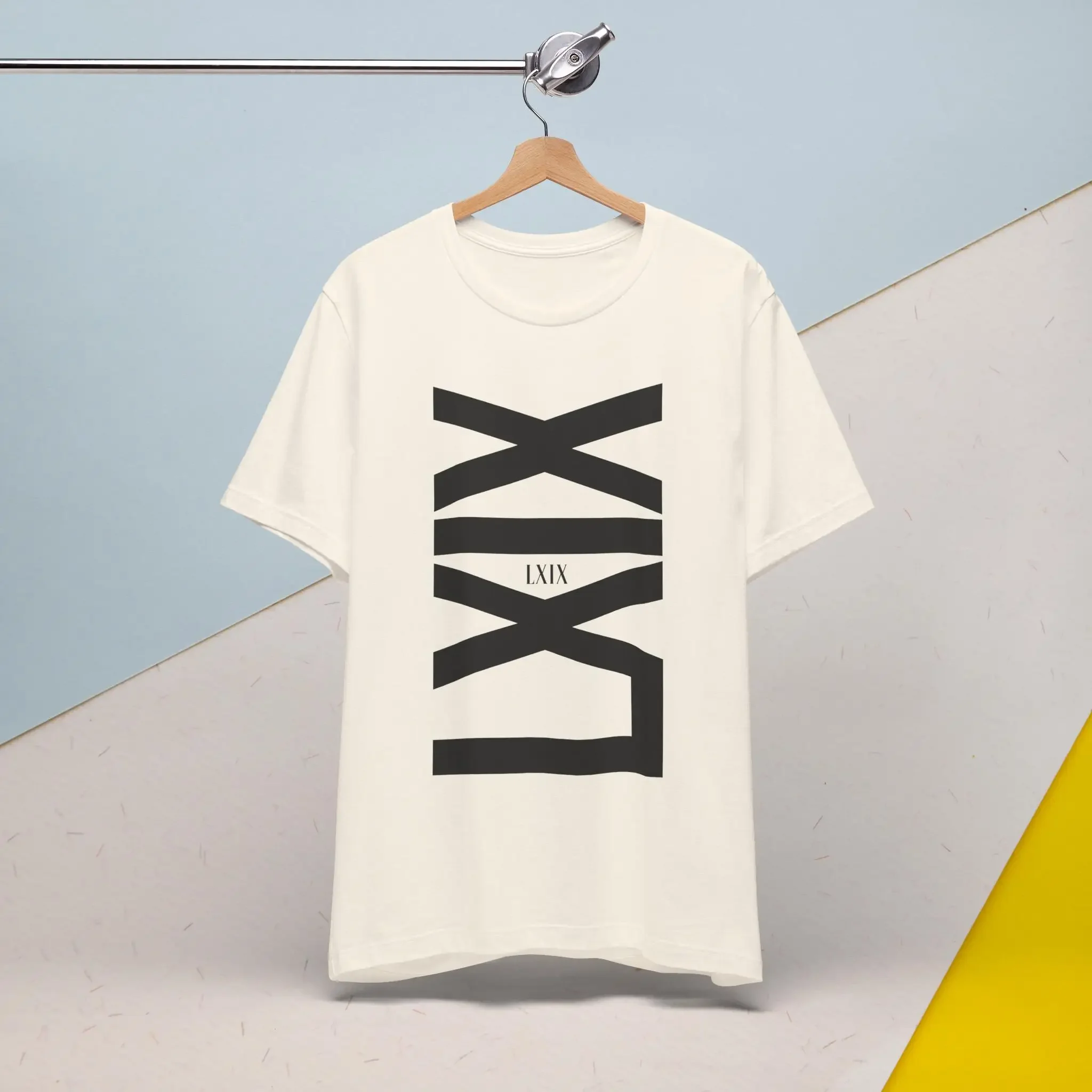 LXIX 69 in Roman Numerals Cozy Weather T shirt Fashion Jersey