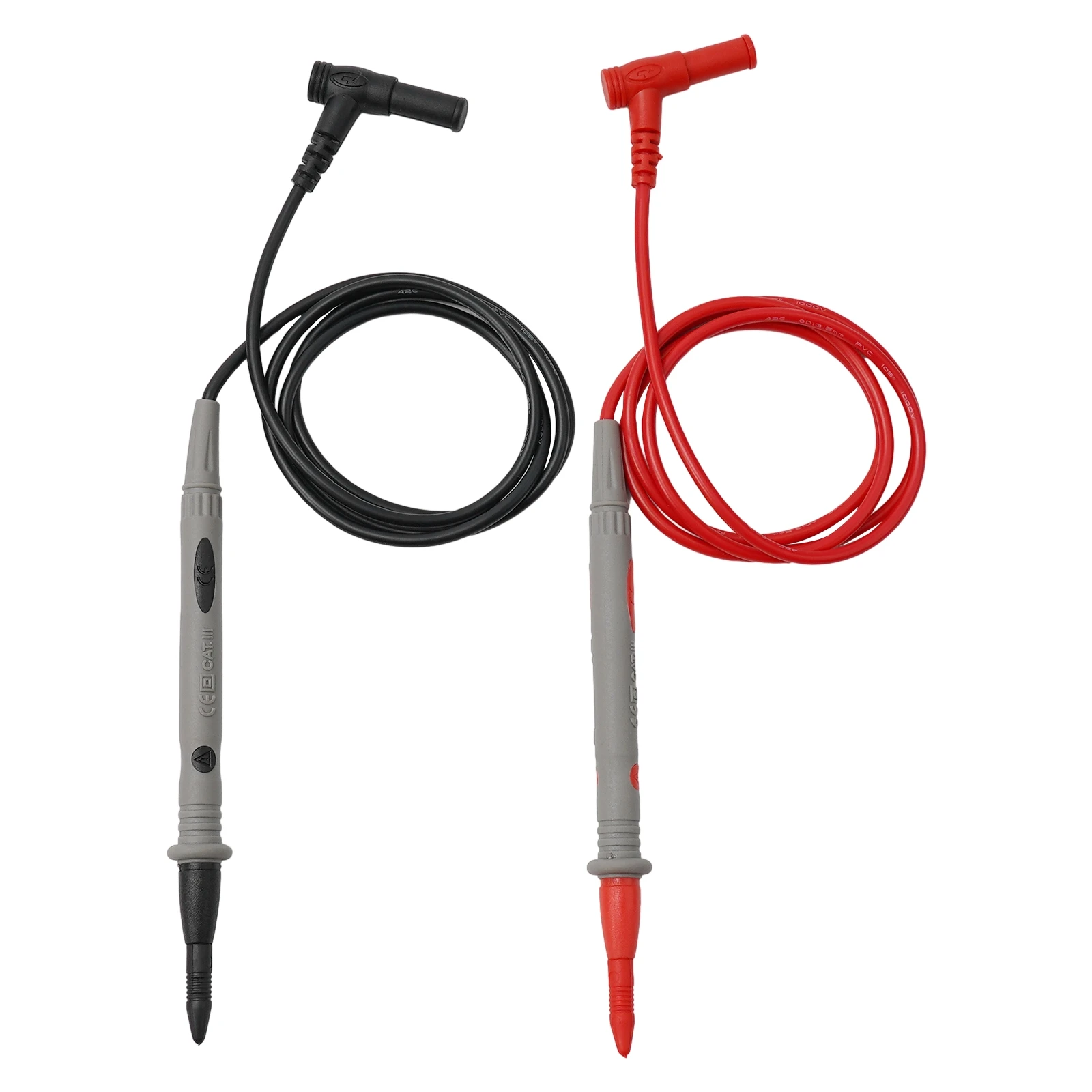 ทดสอบซิลิโคนฉนวน Multimeter Probe ป้องกันครอบคลุมเครื่องทดสอบที่ไม่ซ้ํากัน 20A 910 มม.อุปกรณ์เสริมไฟฟ้า