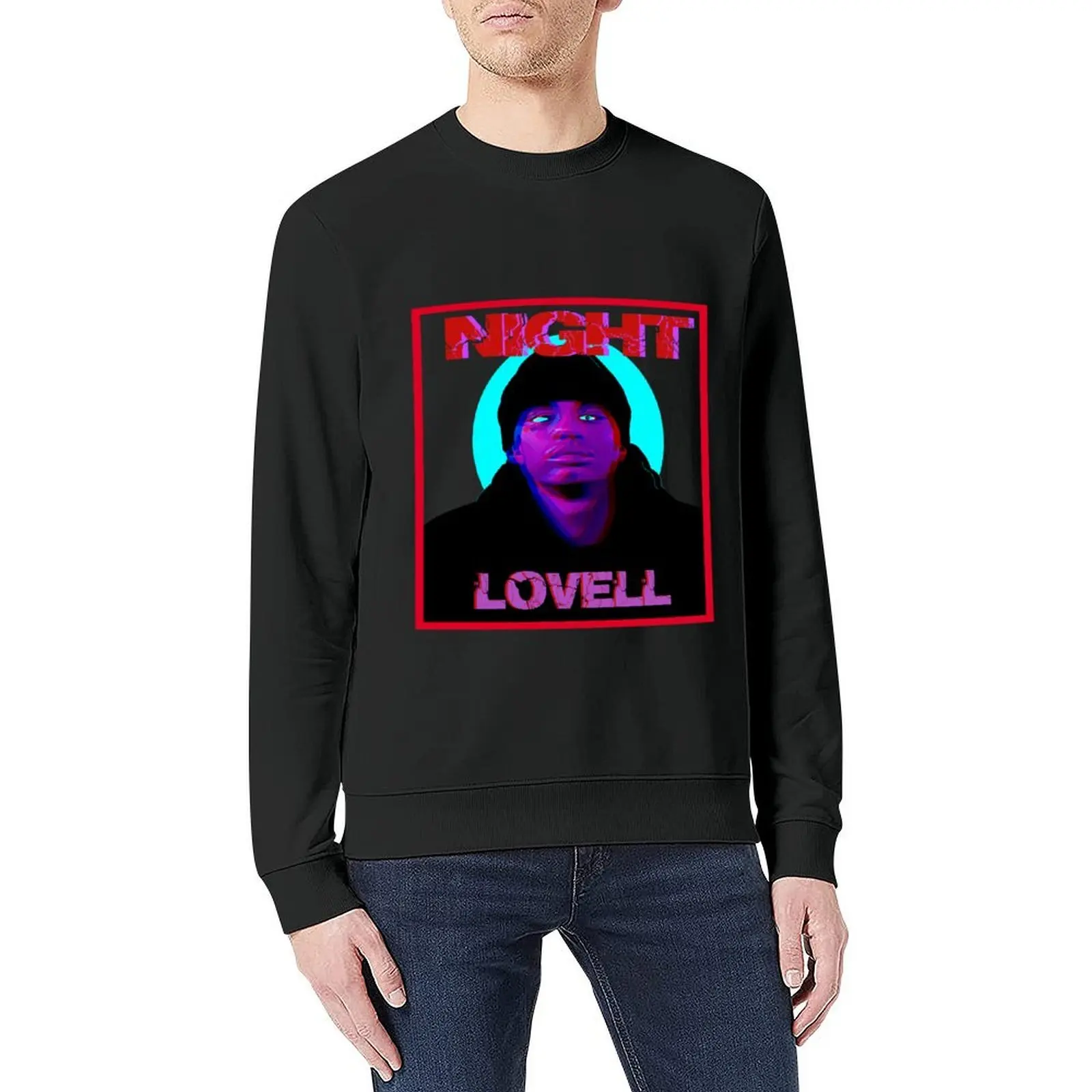 ملابس بلوفر Night Lovell 1 للرجال، ملابس مصممة للرجال، ملابس أنيمي، سترة كبيرة الحجم على الطراز الياباني