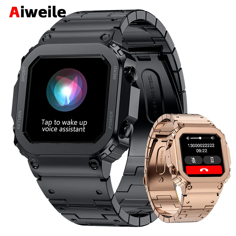 Aiweile AW39 Smart Watch Man 2024 Original Calculator Edifece For Huawei Xiaomi Sports Modes Bluetooth Call Gift DIY Watch Face