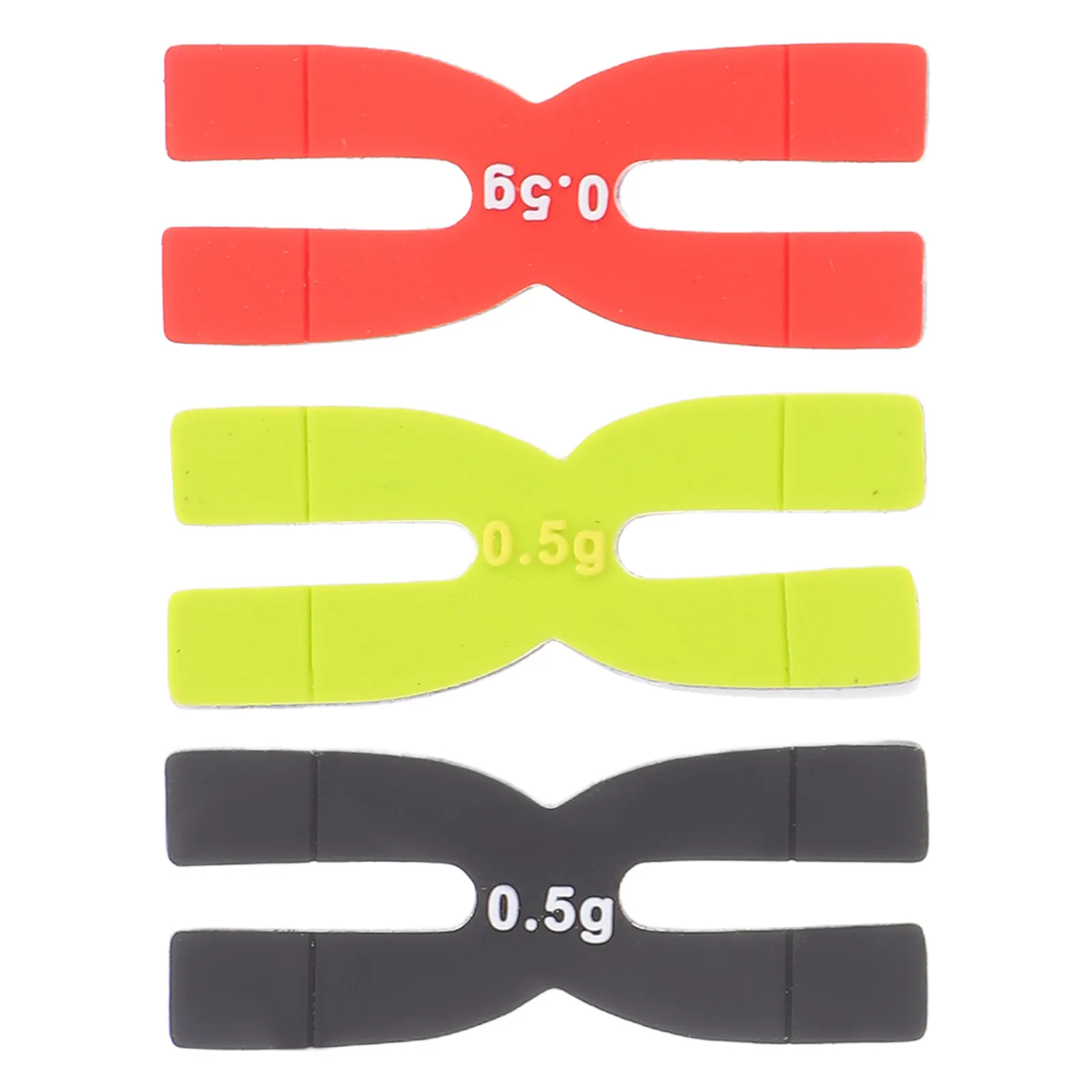 

3Pcs Silicone Weight Strip for Badminton Racket Universal Fit H-Shape Design Stability Performance Upgrade