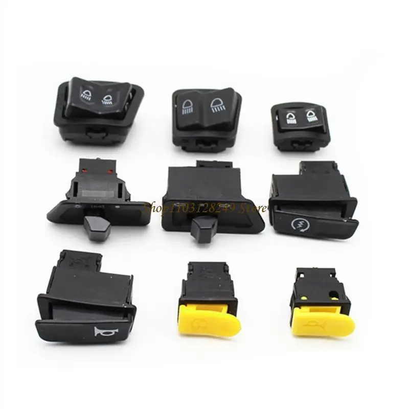 

N5KD Durable 2-pin Electric Start Switch Button for Scooter GY6 50 80cc Taotao Funny