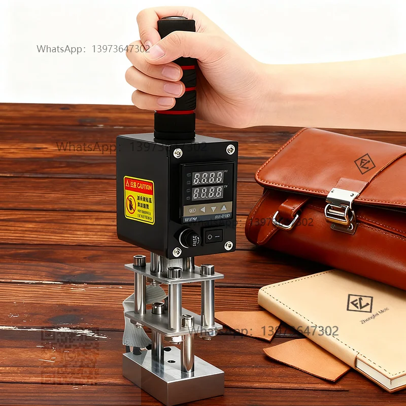 Table Top Thermal Transfer Printer Manual Hot   Stamping Machine for Leather