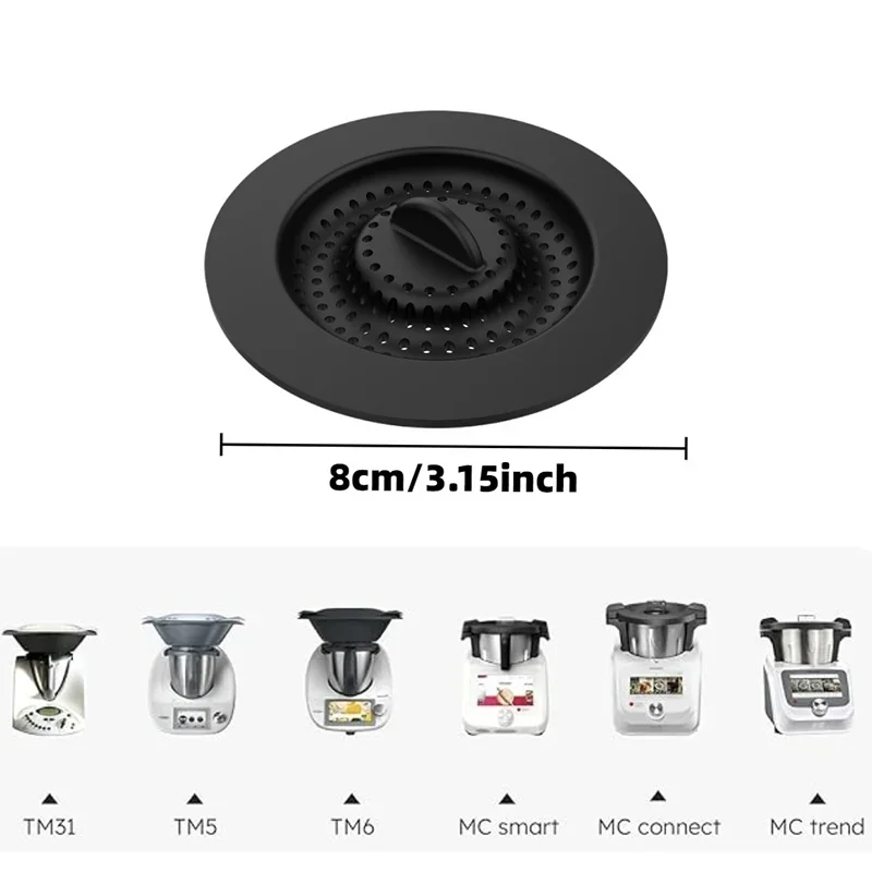 1-3PCS Silicone Splash Guard for Thermomix TM6/TM5/TM31 and Monsieur Cuisine MC Smart/MC Trend/MC Connect Strainer Accessories view 2
