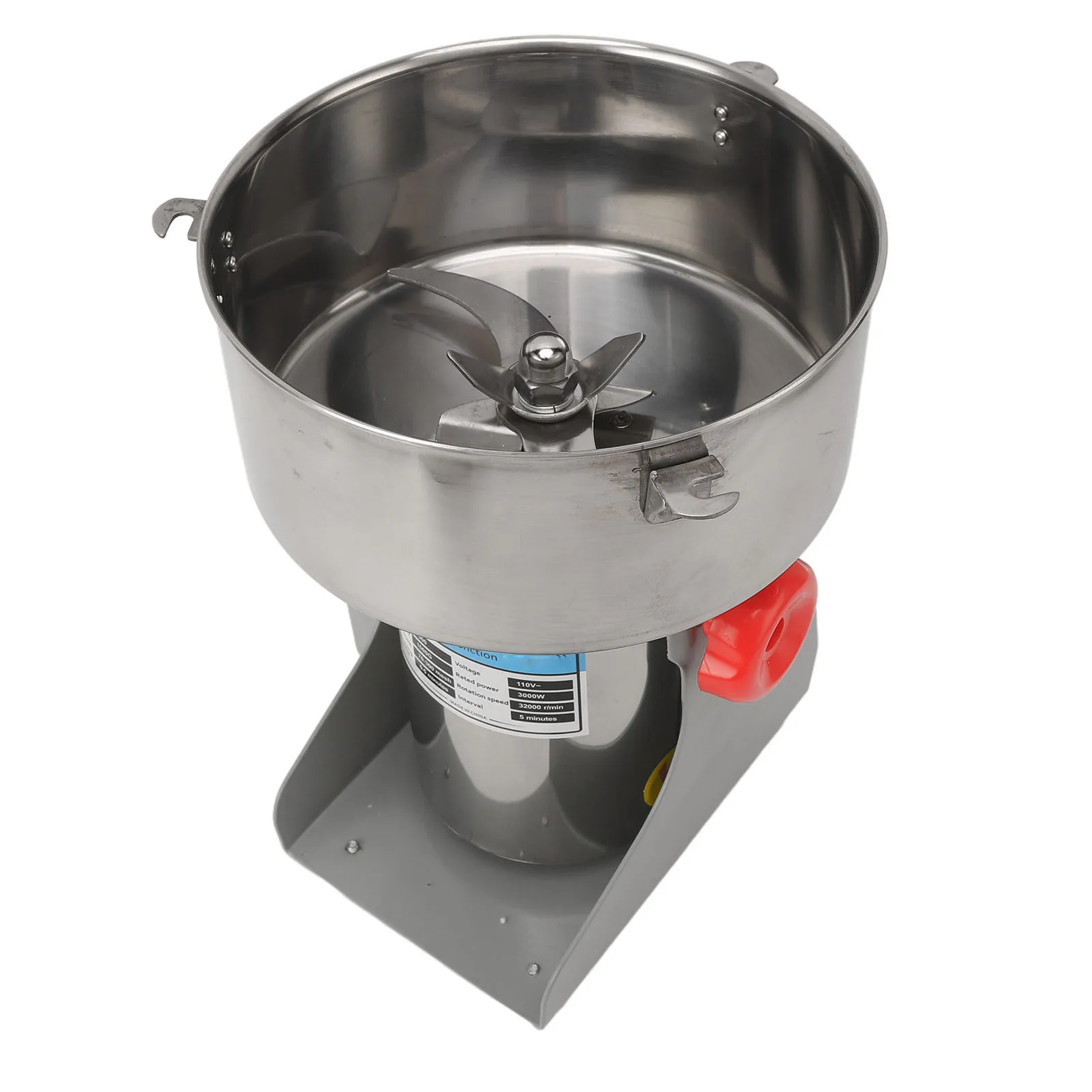 1000g Electric Grinding Machine High Speed Swing Commercial Grain Mill Grinder for Spices Coffee Beans Seasonings Rice US Plug 1