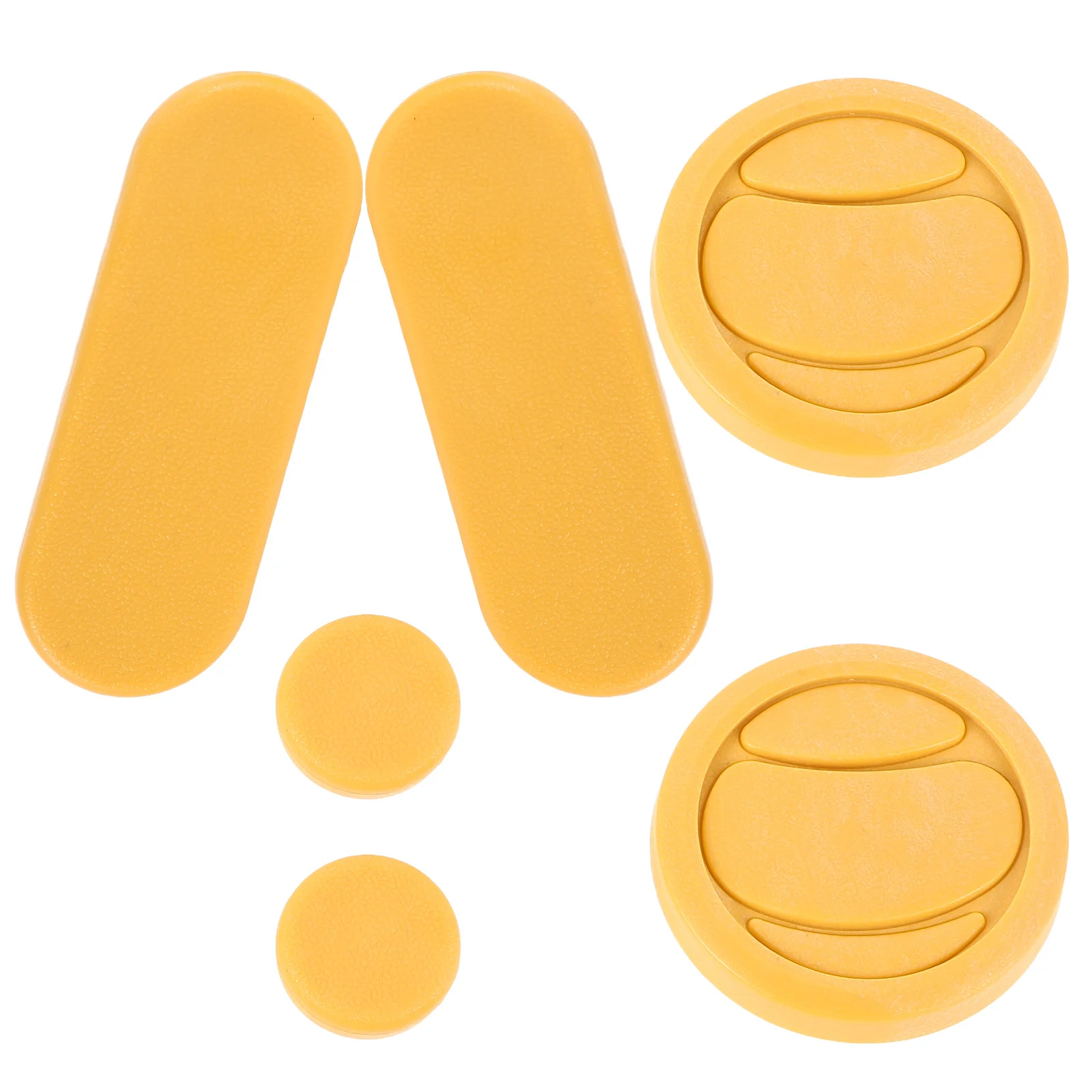 

6pcs Glove Sliders For Downhill Longboarding Ergonomic Durable Protective Gear Skateboarding Skiing Slider Puck