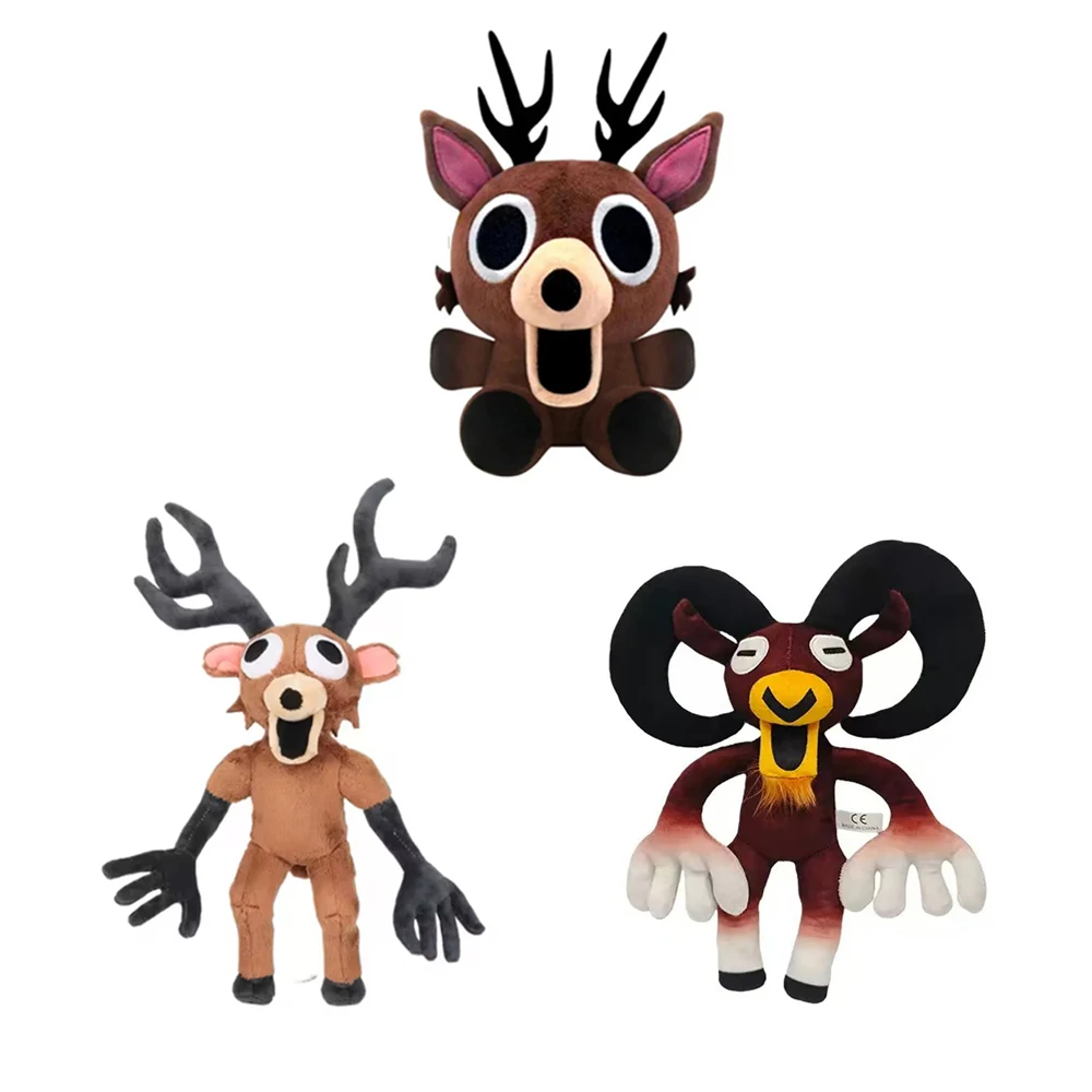 NUEVO Peluche de Ciervo de 38cm, 99 Noches en el Bosque, Juguete de Peluche Suave, Divertido, Anime, Periféricos de Juego